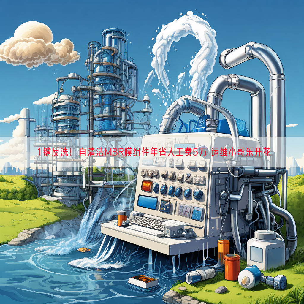 1键反洗！自清洁MBR膜组件年省人工费5